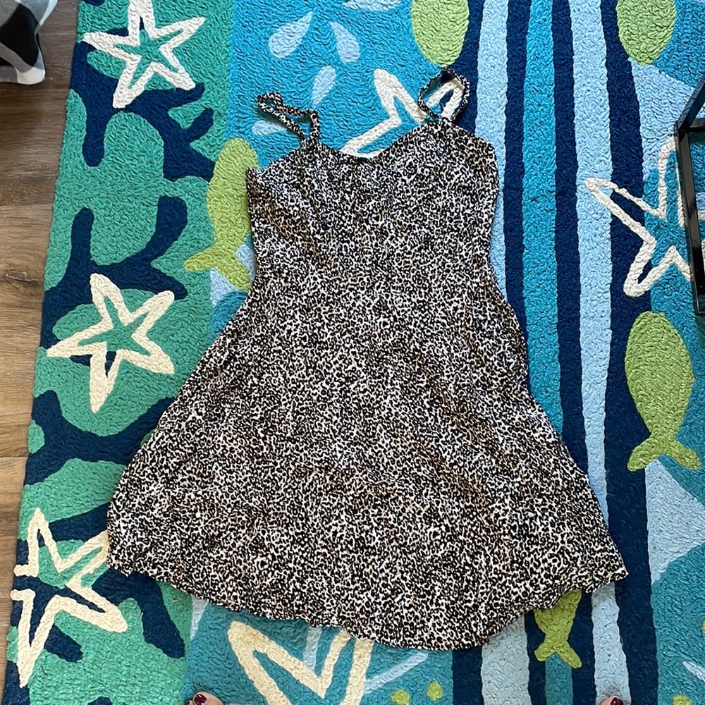 Leopard print sundress